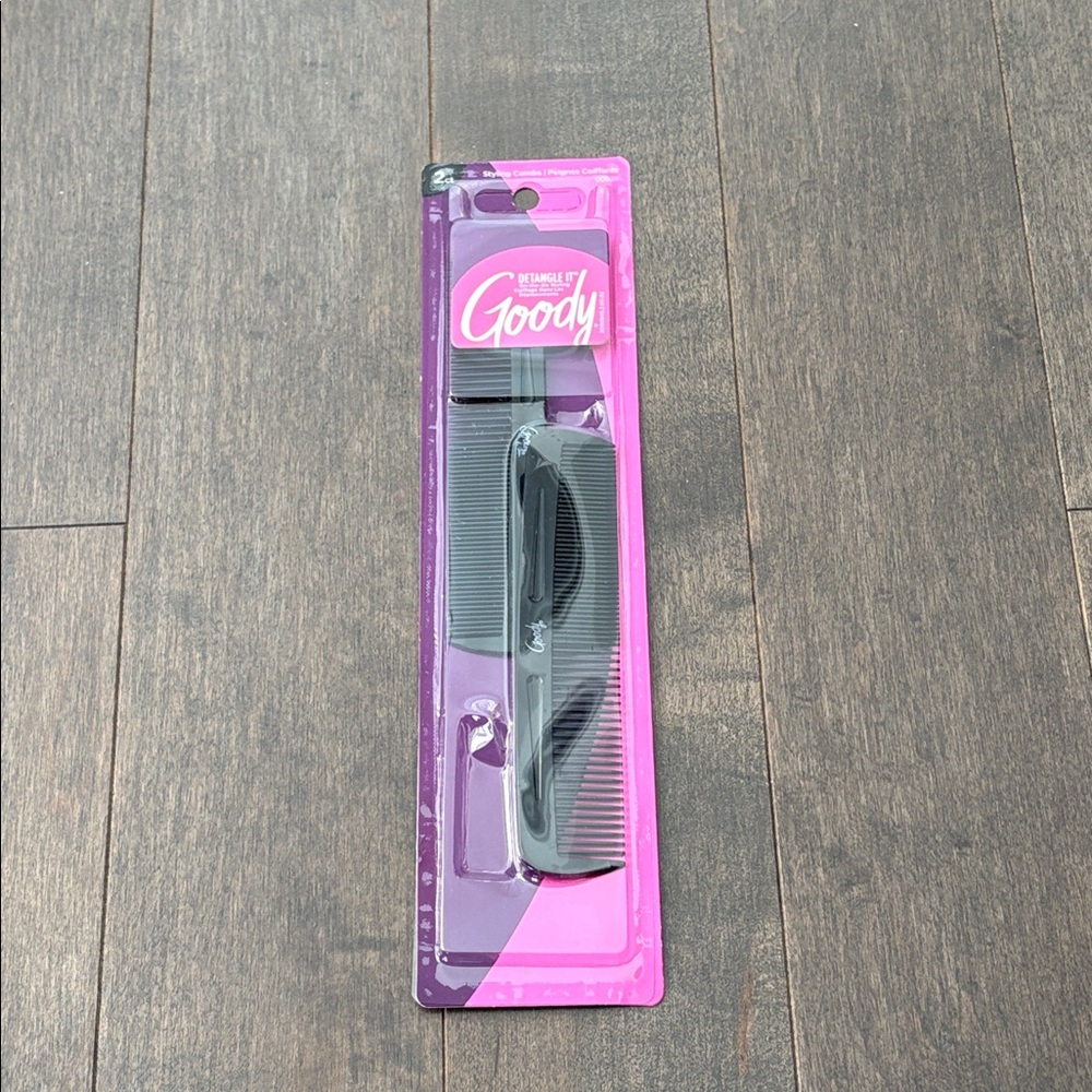 GOODY Styling Comb Set, Hair Brush Tool Accessory, Lift Style Pouf Tease